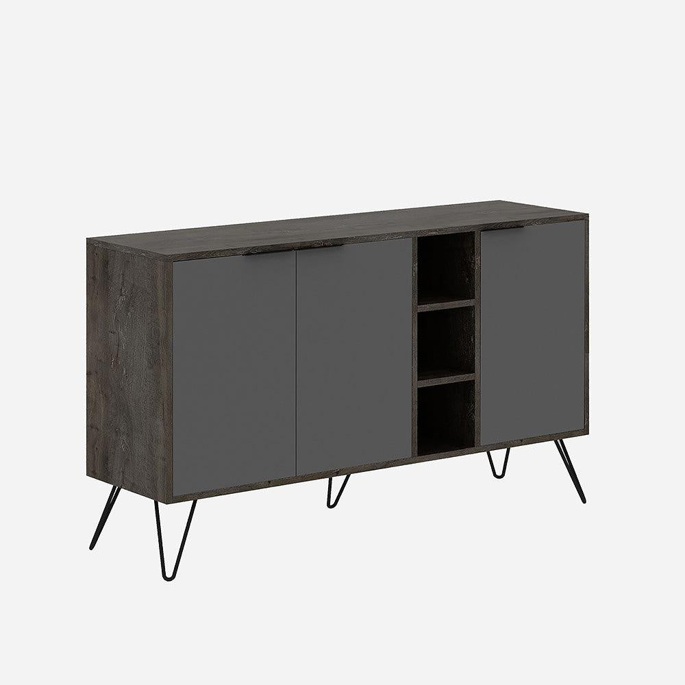 Console CLARA 142 cm - Buffet et Bahut de rangement - Design industriel - Meublin.ma Meuble TV Meublin.ma