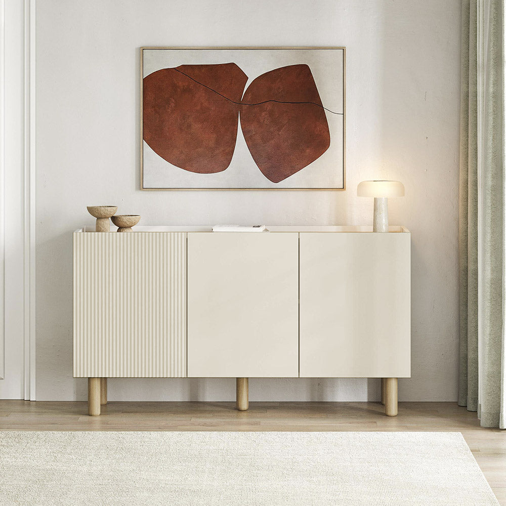 Console nordique MURTLE 140 cm - Buffet et Bahut de rangement