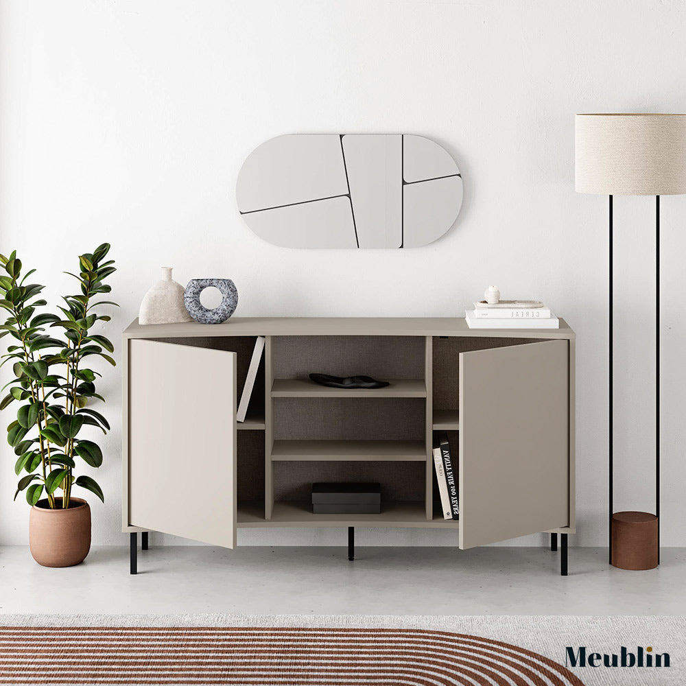 Console nordique FREM 150 cm - Buffet et Bahut de rangement