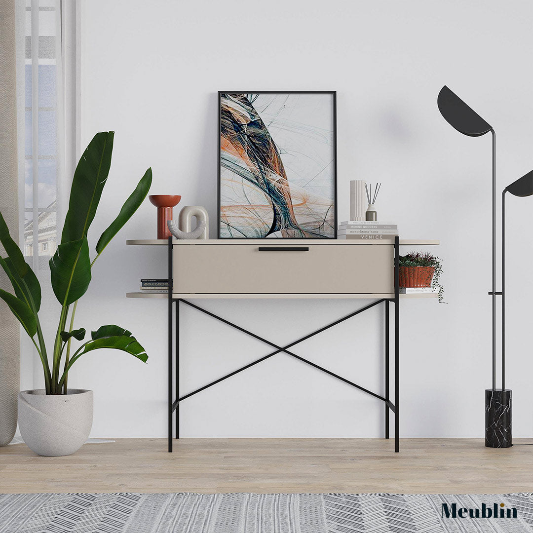 Console moderne 1 tiroir OTIS 130 cm - Mobilier de maison Maroc