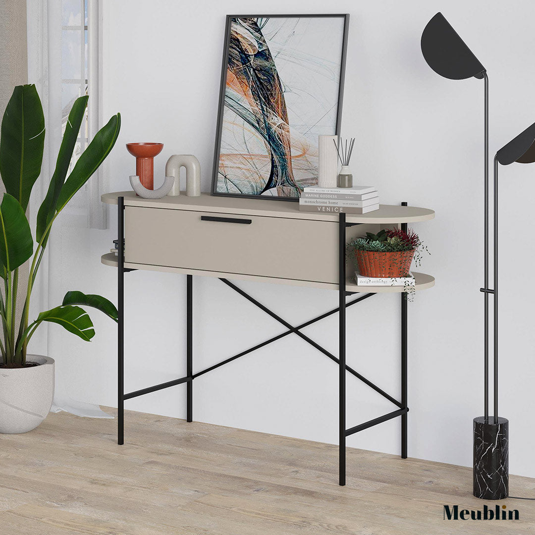 Console moderne 1 tiroir OTIS 130 cm - Mobilier de maison Maroc