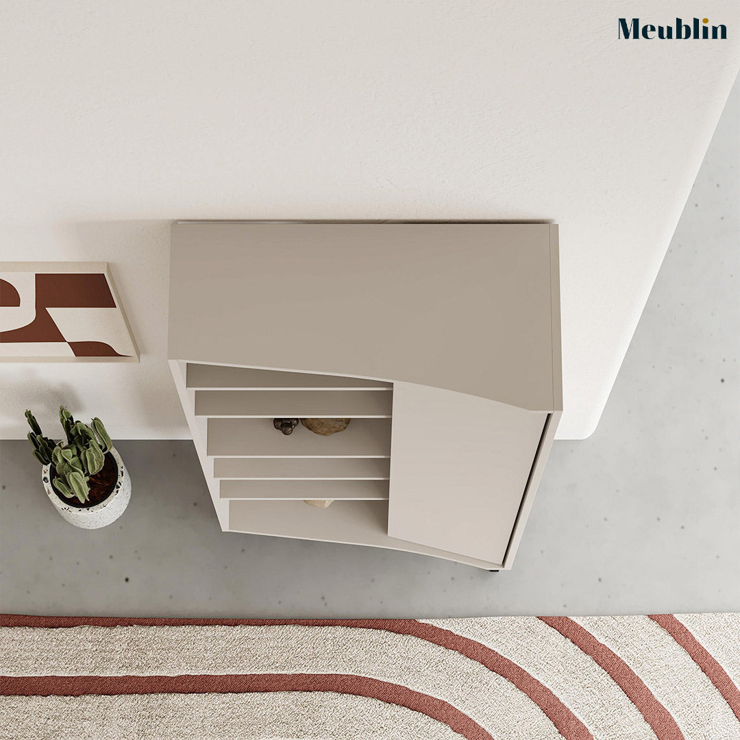 Placard Bibliothèque FREM 175 cm - Mobilier moderne de rangement