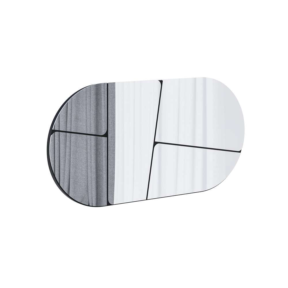 Miroir moderne OTIS 80 cm - Cadre en bois - Décoration d'intérieur - Meublin.ma Bibliothèque à étagères libres Meublin.ma