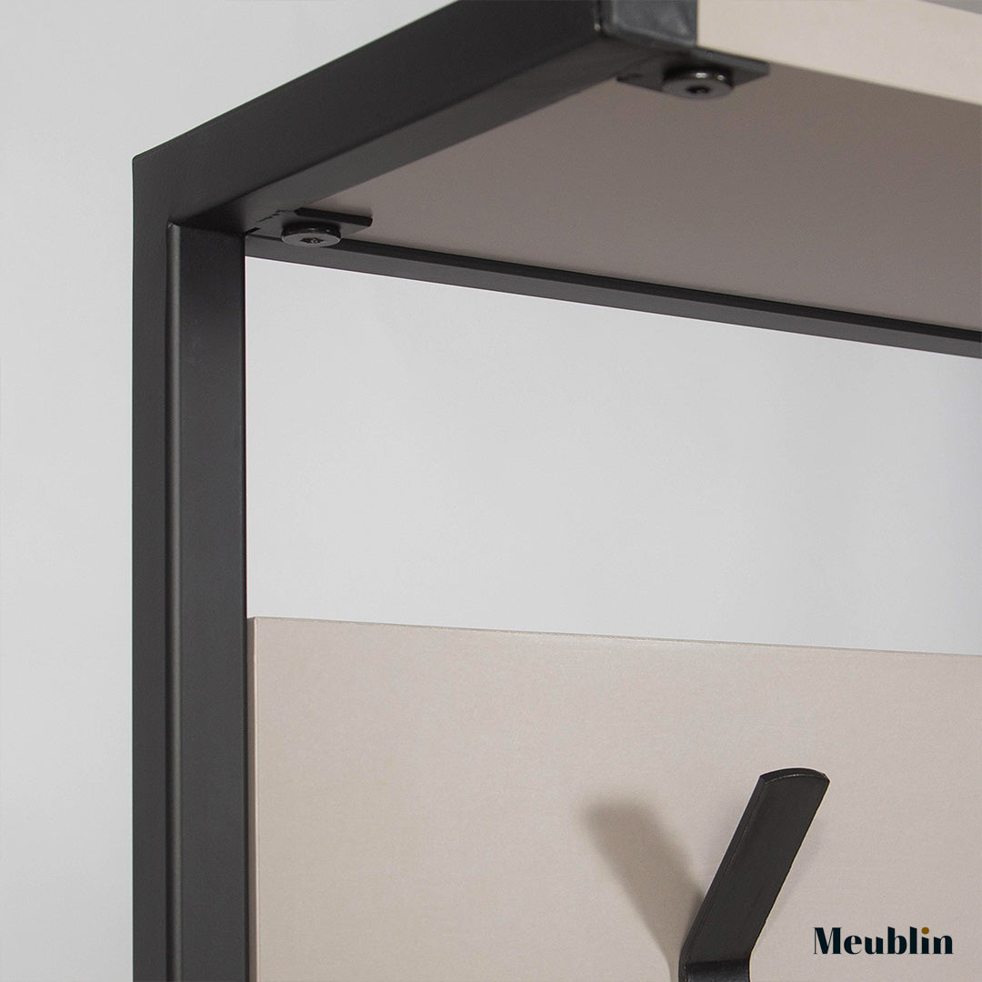 Meuble vestiaire de rangement NOMAD 182 cm - Penderie et étagères