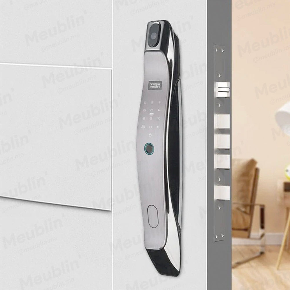 Serrure digitale intelligente Wifi EF21 - Face ID integré - Meublin.ma Poignée digitale Meublin.ma
