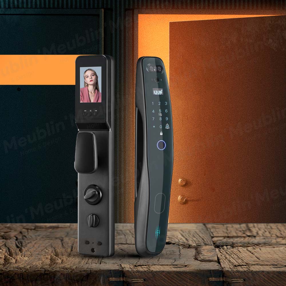 Serrure Biométrique EF 25 - Face ID integré - Meublin.ma Poignée digitale Meublin.ma