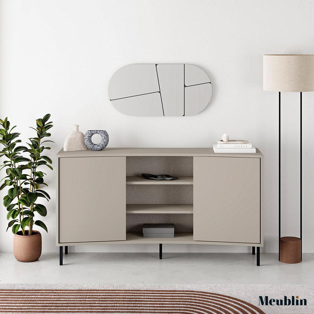 Console nordique FREM 150 cm - Buffet et Bahut de rangement