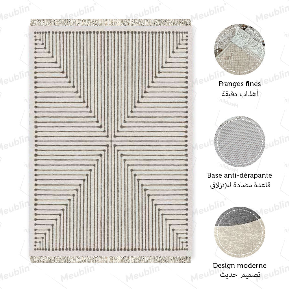 Tapis moderne LINN 160 x 230 cm - salon et séjour Marocain