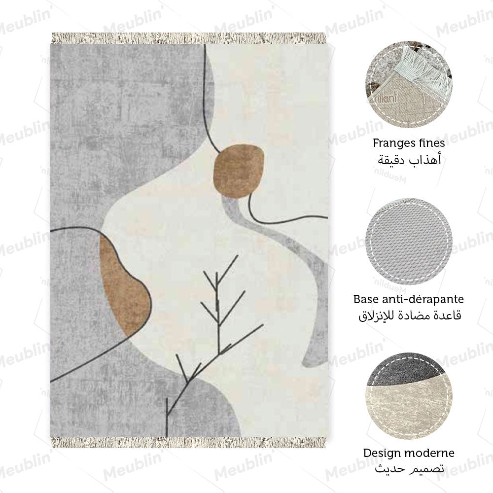 Tapis moderne ATAR - Chambre salon et séjour Marocain