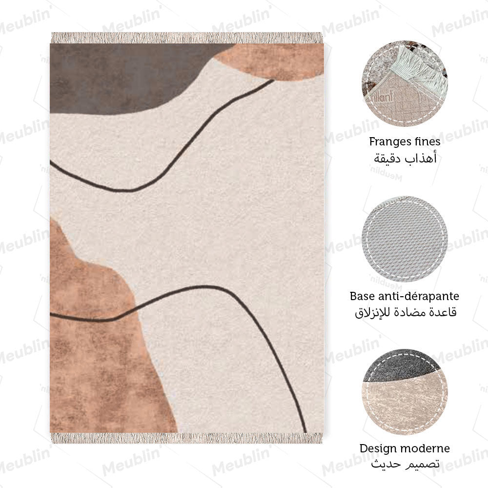 Tapis moderne TERRA - Chambre salon et séjour Marocain