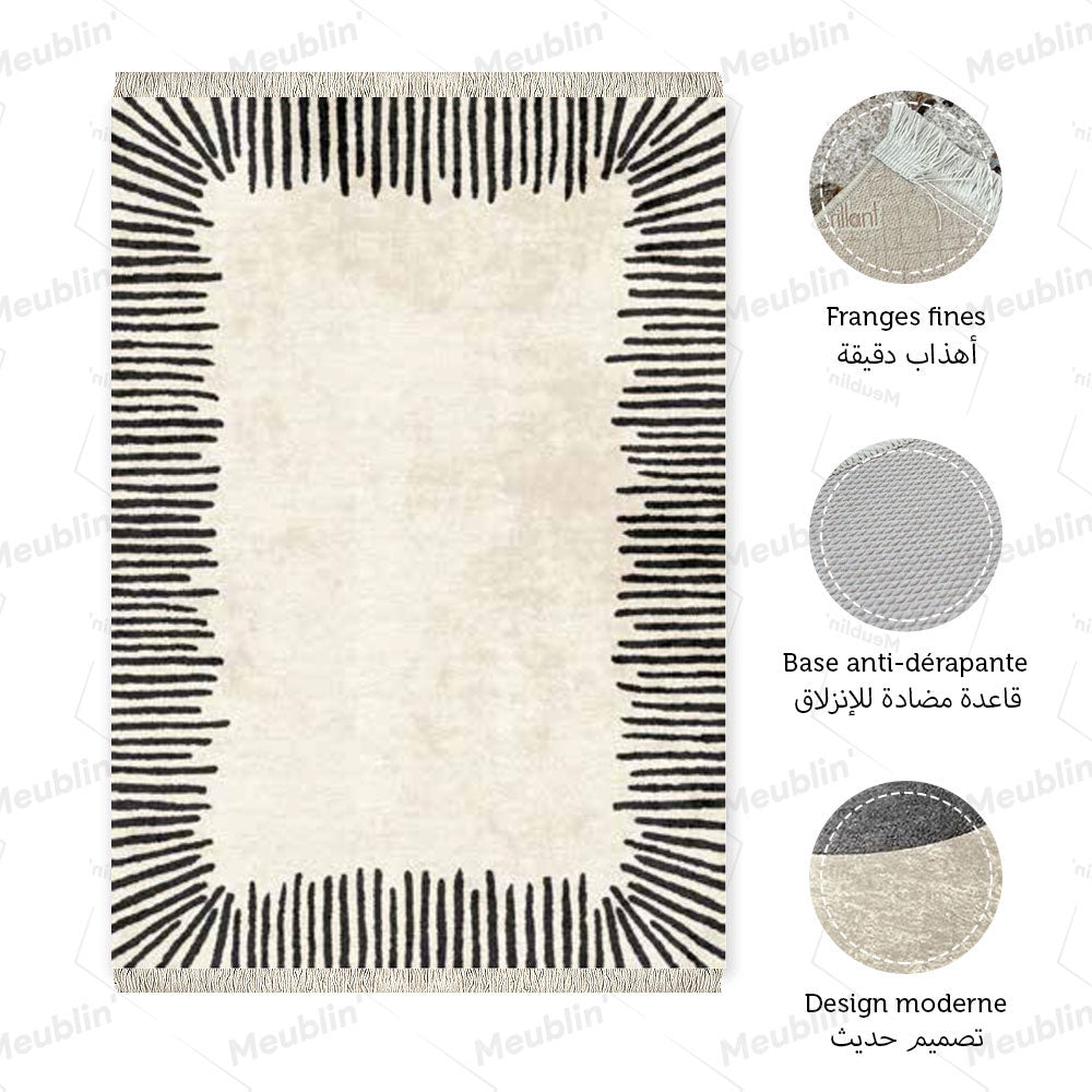 Tapis moderne LEON 160 x 230 cm - salon et séjour Marocain