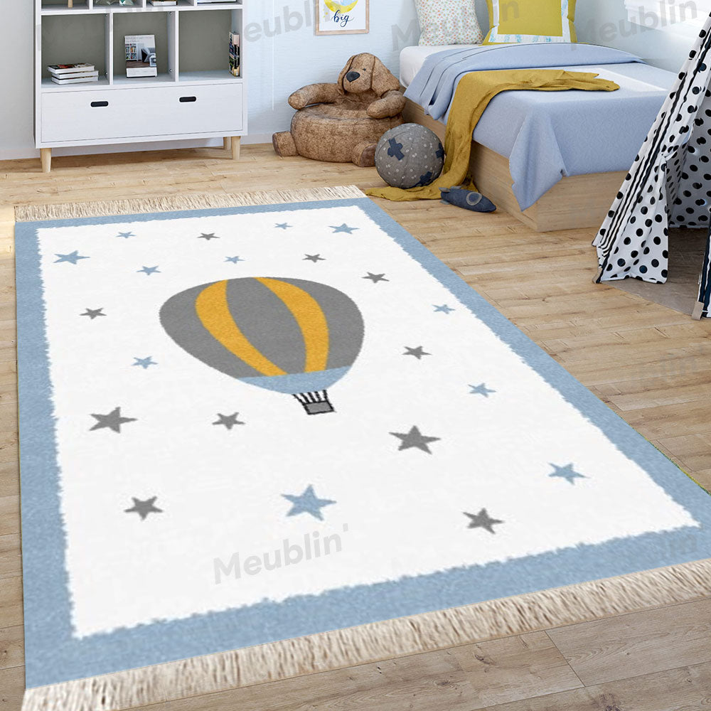 Tapis moderne imprimé AERIA RÊVES - Chambre enfants Garçon