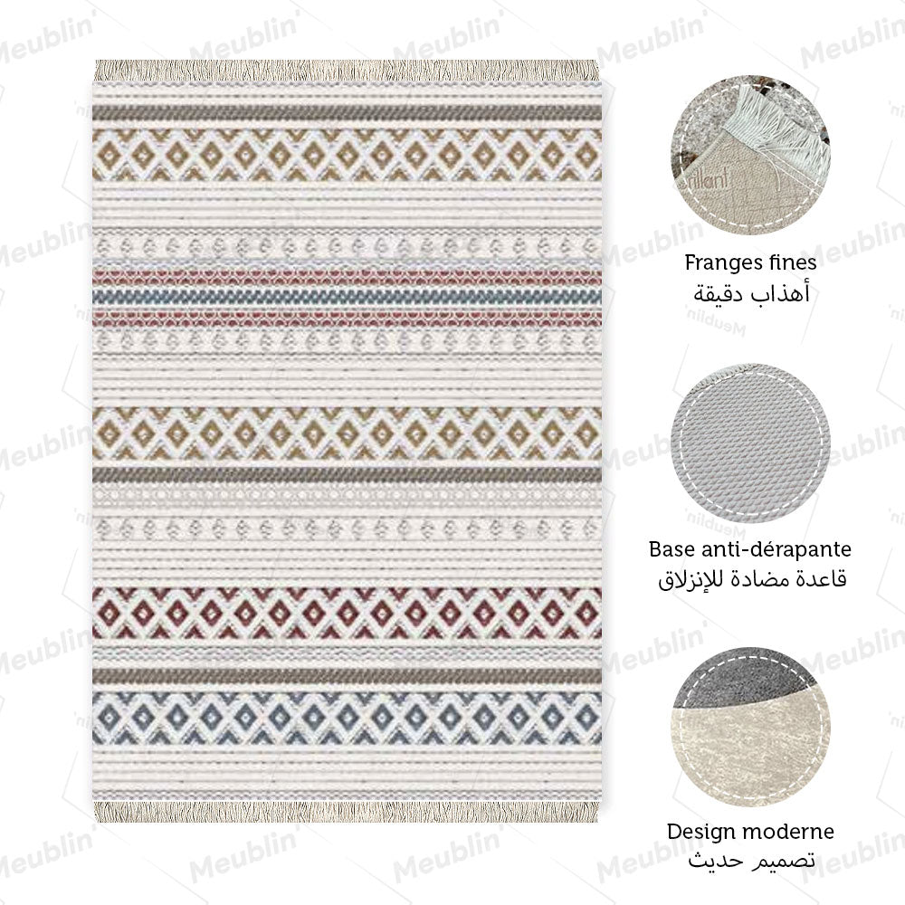 Tapis moderne NAVA 160 x 230 cm - salon et séjour Marocain