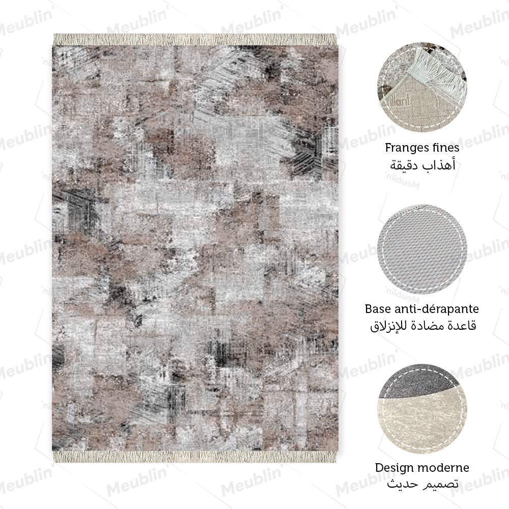 Tapis anti-tache NOVA - salon et séjour marocain moderne