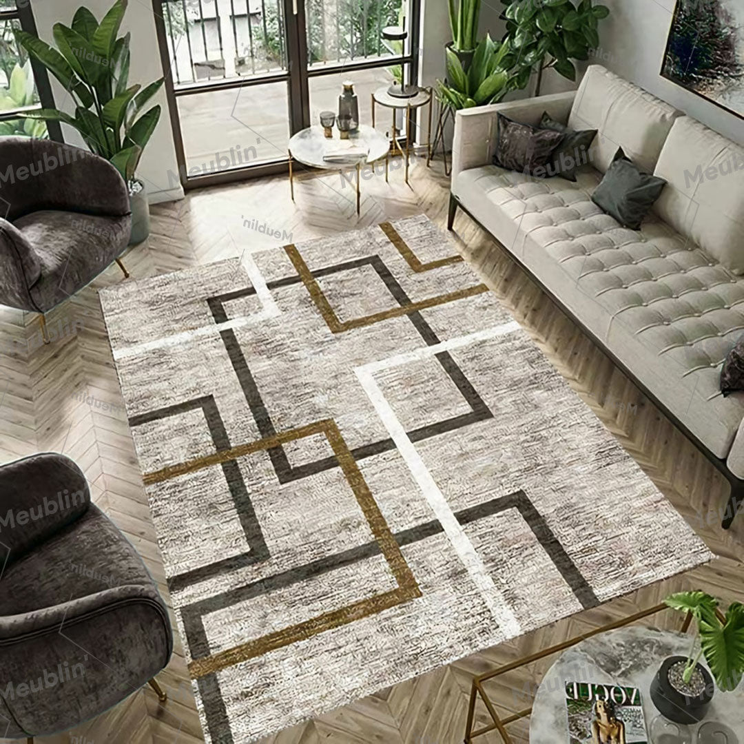 Tapis moderne METRY - salon et séjour marocain moderne