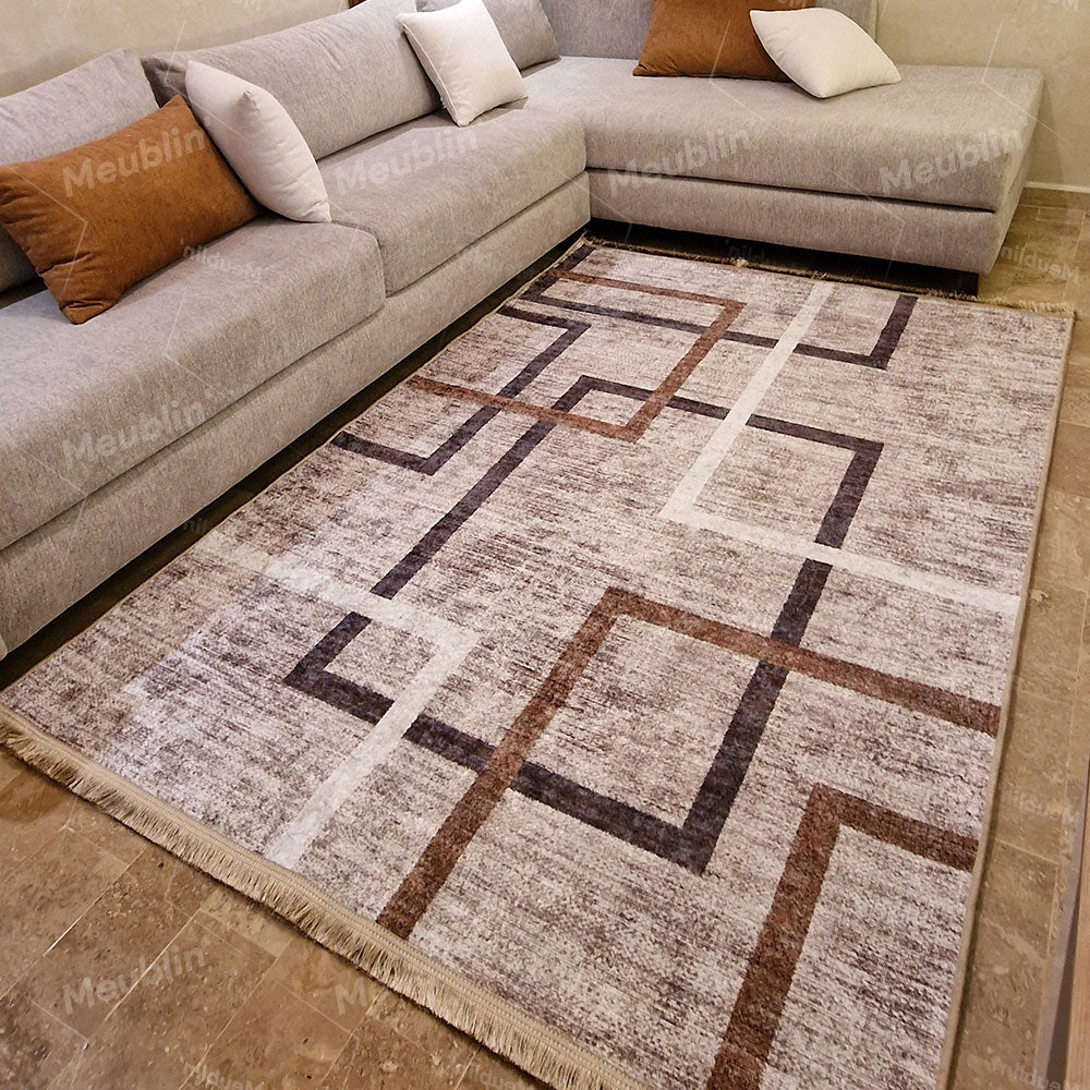 Tapis moderne METRY - salon et séjour marocain moderne